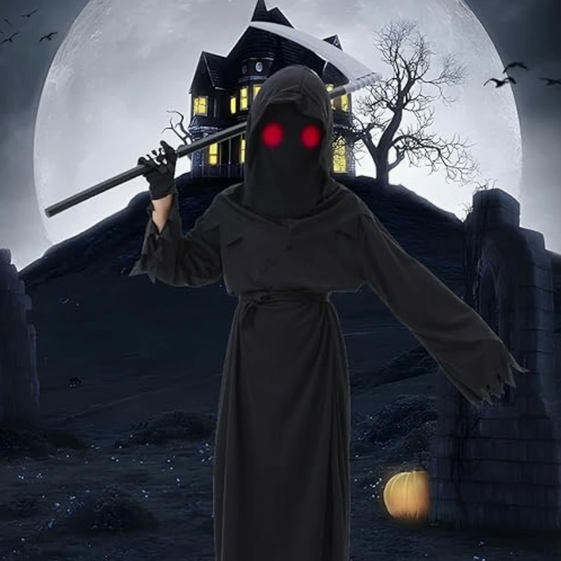 Schoolspookhuis Magere Hein kostuum voor kinderen